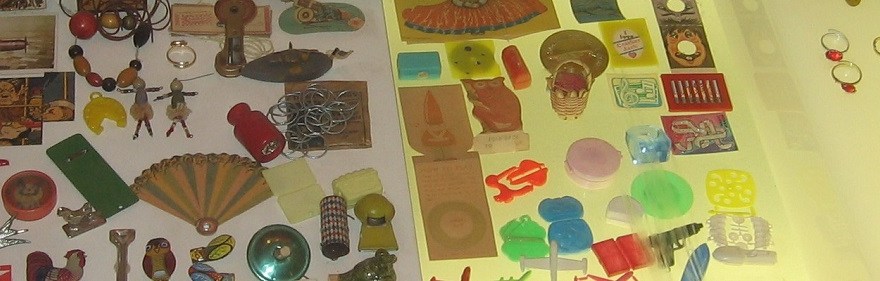 Cracker Jack Toys from Museum Exhibit